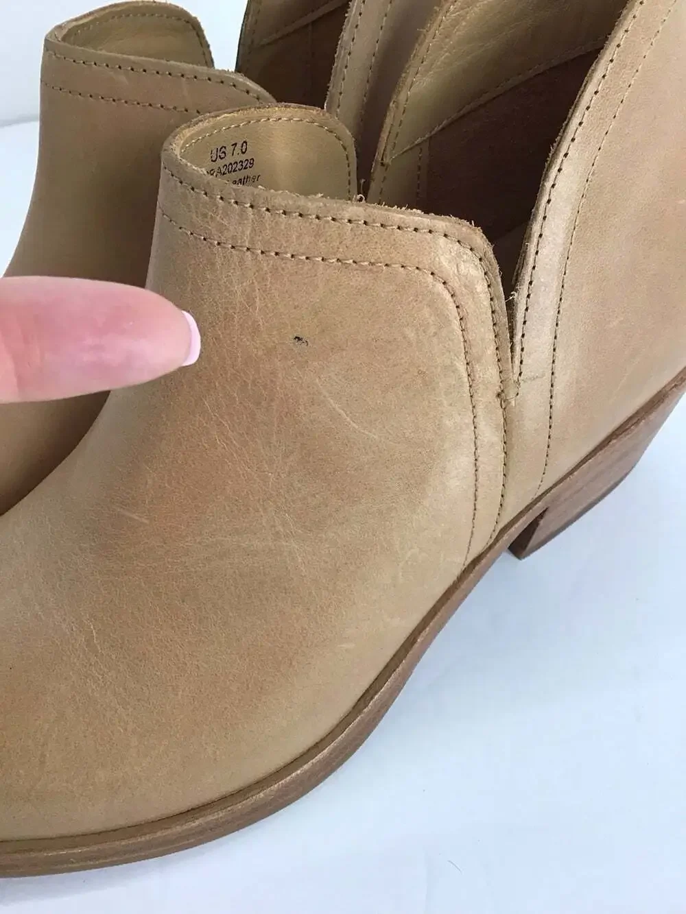 Nisolo NWOT Mia Everyday 100% Leather Ankle Bootie Women’s Almond Tan Size 7